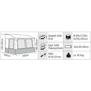 Reimo Tent Etuteltta / Talviteltta Casa Royal 320, Casa Royal 390