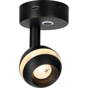 Haba LED- kohdevalaisin USB- latausportilla