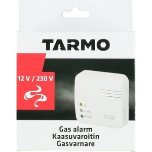 Tarmo Kaasuvaroitin / hälytin 12 V / 230 V