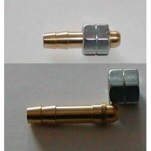 Kartioletkuliitin 10mm kaasuletkulle, 1/4" vk