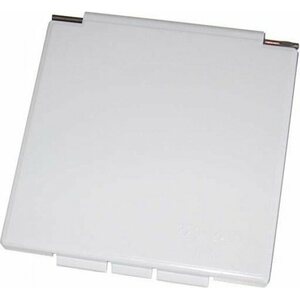 Carbest Sähkön sisäänsyötön kansi 105 x 105 mm valkoinen