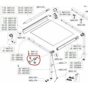 Fiamma (R) Kangasakselin pää oikea CaravanStore XL 018