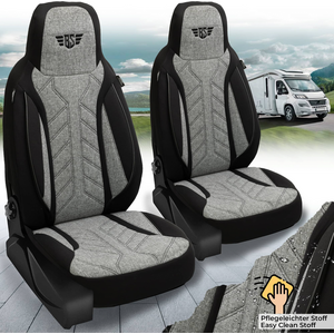 Bremer-Sitzbezüge istuinsuojat Ducato/ Jumper/ Boxer X250, 2 kpl, useita värejä