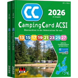 ACSI CampingCard 2026 alennuskortilla saksankielinen