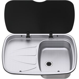 Thetford (R) Pesuallas lasikannella Argent 630 x 470 mm, allas oikealla