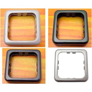 Presto 10000 1-osainen asennuskehys, tummanharmaa