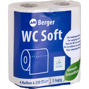 Berger WC-paperi Pury Soft, 2-kertainen 4 rullaa