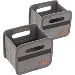 Berger taittolaatikko Milo mini 2-osainen setti harmaa/musta