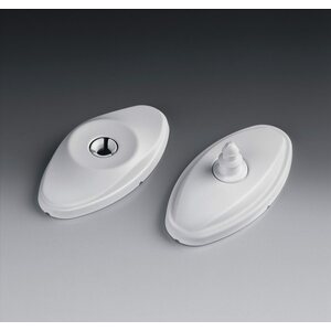 Ulko-oven aukipitosalpa 95 x 50 x 35 mm, valkoinen