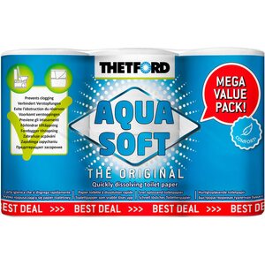 Thetford WC-paperi Aqua Soft 6 rullaa