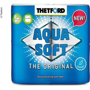 WC-paperi Aqua Soft 4 rullaa