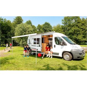 Fiamma F80 S 400 cm, 250 cm, hopea / harmaa