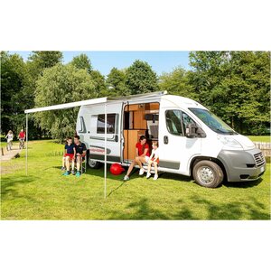 Fiamma F80 S 400 cm, 250 cm, musta/harmaa