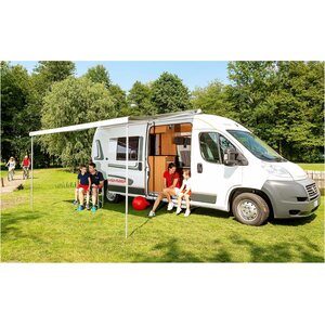 Fiamma F80 S 400 cm 250 cm valkoinen/harmaa