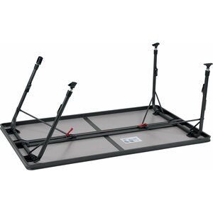 Crespo Valencia II retkipöytä 150x90 cm maksimi 50 kg harmaa
