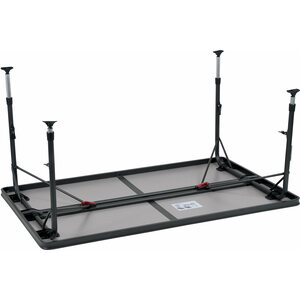 Crespo Valencia II retkipöytä 150x90 cm maksimi 50 kg harmaa