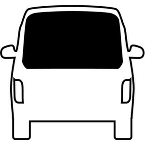 Takaluukkuun kiinteä VW Caddy vuodet 2004-2016