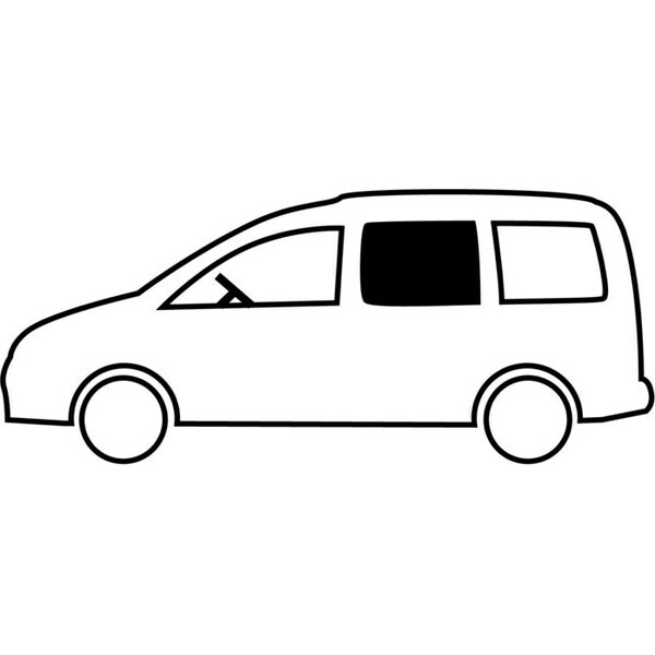 Carbest Kiinteä ikkuna VW Caddy Maxi 2008-2020, Vasen etu