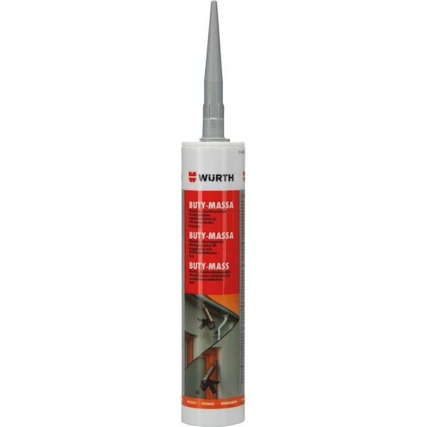 WÜRTH BUTYYLI TIIVISTEMASSA 310 ML, HARMAA