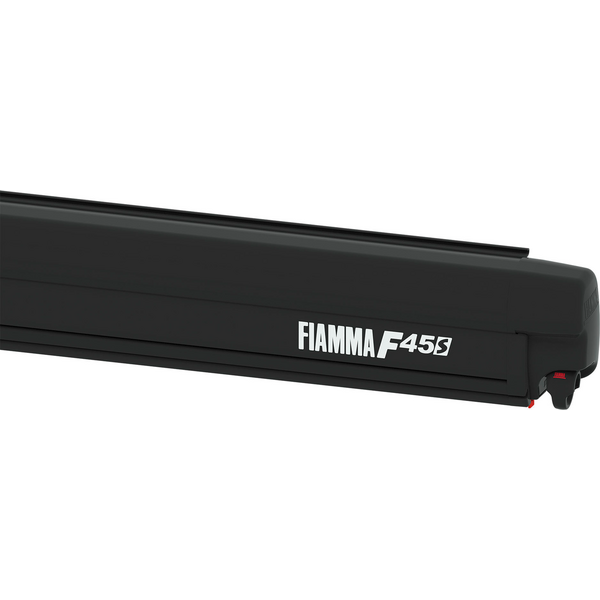 Fiamma F45S markiisi 190 cm Kotelo musta, Kangas harmaa