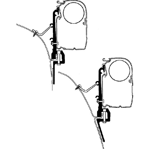 Thule kiinnityssarja Van adapter