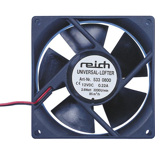 Reich ( R ) 12V yleismallin tuuletin, 90x90x15mm