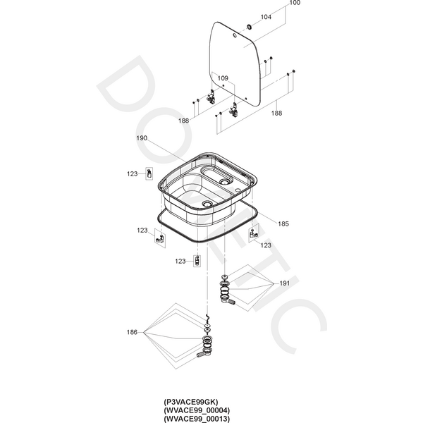 Dometic Parts Lasikansi SNG 4044:lle