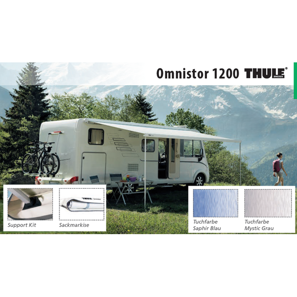 Thule Omnistor 1200 pussimarkiisi asuntovaunuun