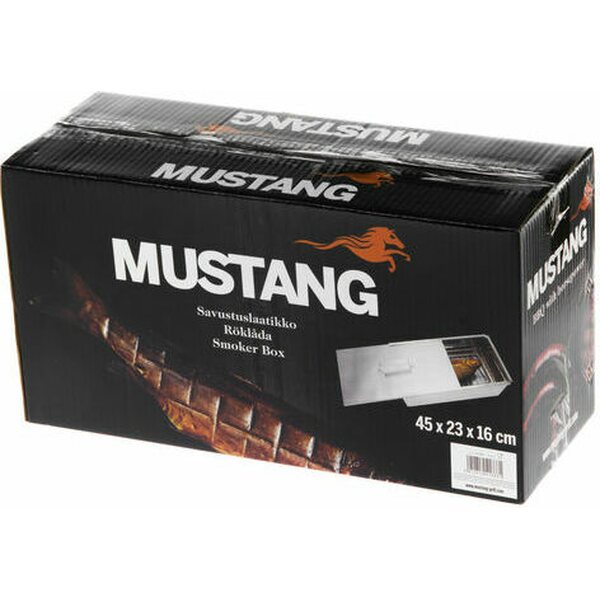Mustang Savustuslaatikko liukukannella 38 x 25 x 13,5 cm