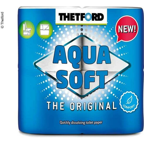 Thetford WC-paperi Aqua Soft 4 rullaa