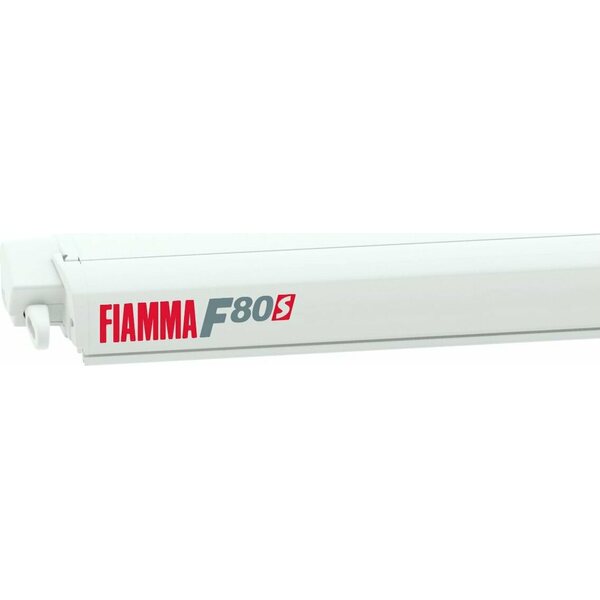 Fiamma F80 S 320 cm Kotelo valkoinen Kangas harmaa